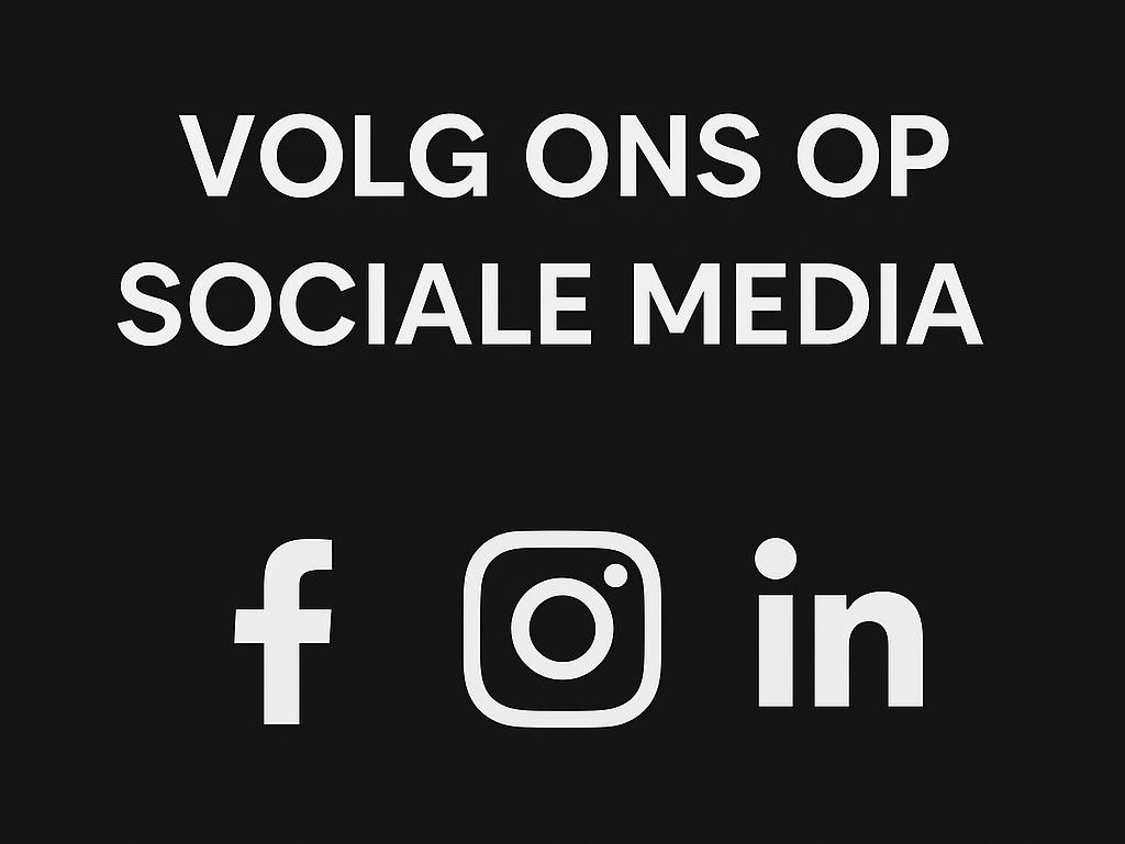 Volg ons op sociale media